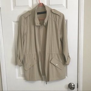 Zara tan safari jacket